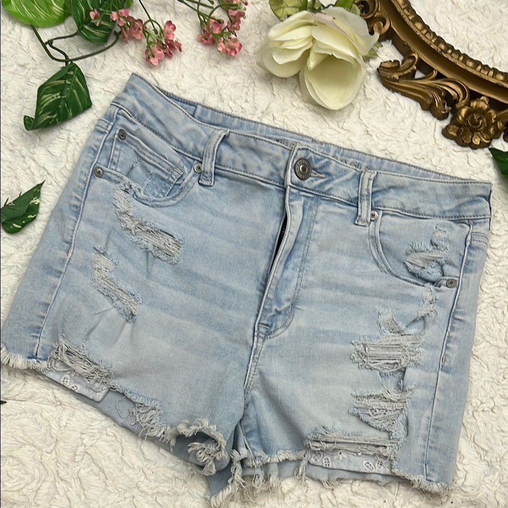 American Eagle Hi Rise Shorties